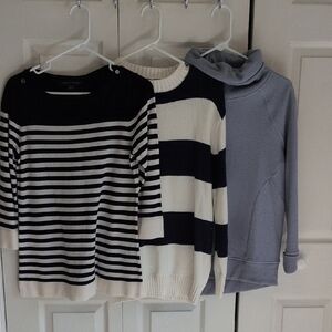 Bundle Of 3 - 2 Sweaters & 1 Sweatshirt